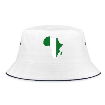 Drapeau du Niger Afrique - Bob - blanc/marine - Devant