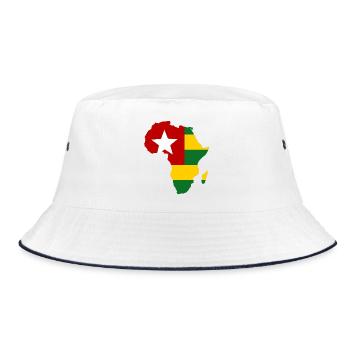 Togo_Flagge_Afrika - Bob - blanc/marine - Devant