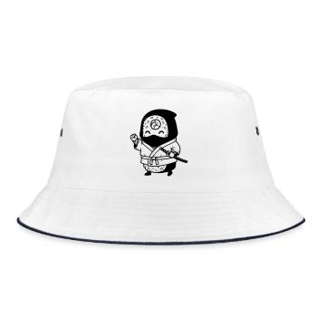 Sushi Samurai Kawaii - Bob - blanc/marine - Devant