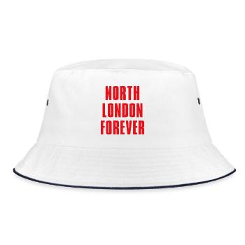 North London Forever - Bucket Hat - white/navy - Front