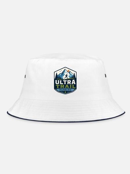 Ultra Trail Running - Bob - blanc/marine - Devant