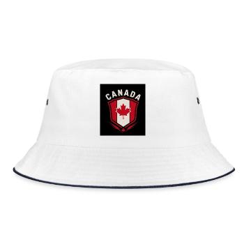 Canada Retro Sign Vintage Design - Bob - blanc/marine - Devant
