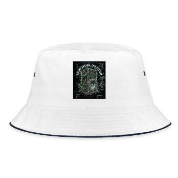 Plant Sound System - Bucket Hat - white/navy - Front