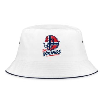 Logo Viking Lion Football Nation de Norvège - Bob - blanc/marine - Devant