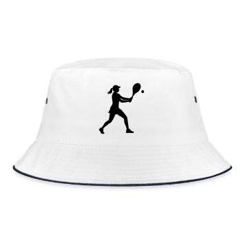 Joueur de tennis - Bob - blanc/marine - Devant