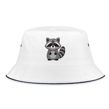 Cadeau d’anniversaire de Raccoon Kawaii - Bob - blanc/marine - Devant