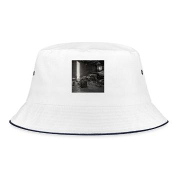 Photographie Noir dans un hangar d’avion vintage Animal - Bob - blanc/marine - Devant
