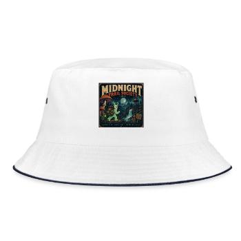 Bigfoot dit cadeau pour les fans de plein air Halloween - Bob - blanc/marine - Devant