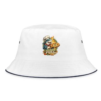 Héros culinaire de Pizza Shark - Bob - blanc/marine - Devant