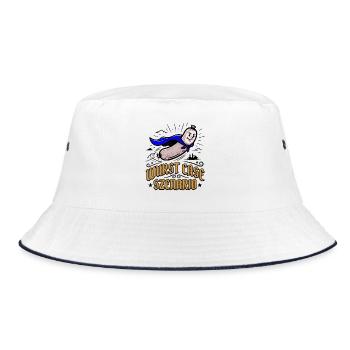 Wurst Case Szenario - Rette das Volksfest - Bucket Hat - Weiß/Navy - Vorne