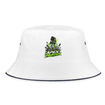Apex Hunter Speedskating Skate Inliner - Bucket Hat - Weiß/Navy - Vorne