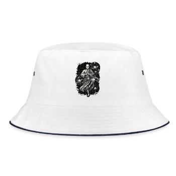 Kampfkunst Kosmos - Bucket Hat - Weiß/Navy - Vorne