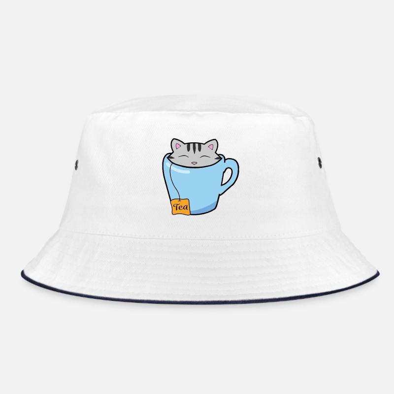 Teetasse Katze Bucket Hat
