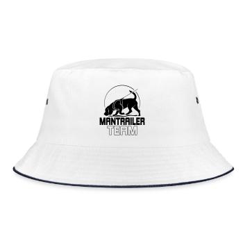 MANTRAILER TEAM Chien Sports Recherche Chien Chien Chien - Bob - blanc/marine - Devant