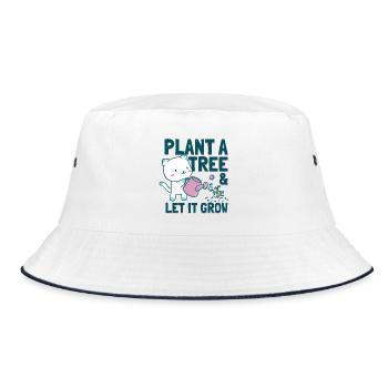 Plantez un arbre et laissez-le pousser - Bob - blanc/marine - Devant