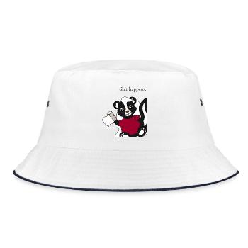 Skunk Pixie Shit arrive - Bob - blanc/marine - Devant