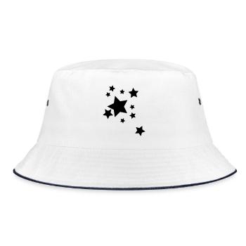 Full of Stars 1 - Bucket Hat - Weiß/Navy - Vorne