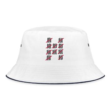 Birthday 50 years - Bucket Hat - white/navy - Front