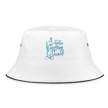 Artistic Cycling, Artistic Cycling, Indoor Cycling, Coach - Bucket Hat - white/navy - Front