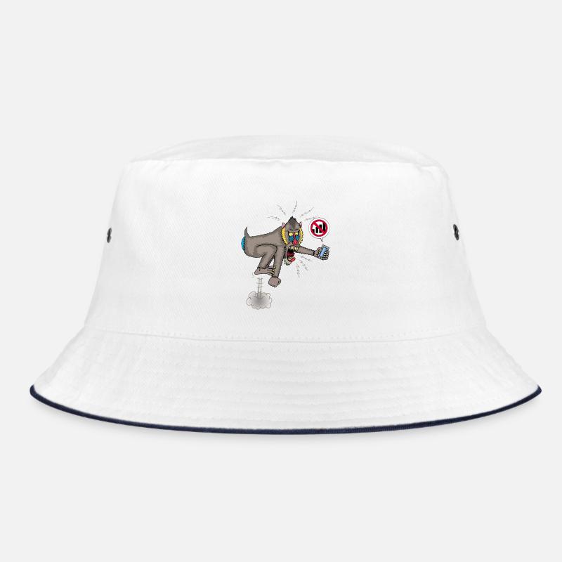 Affe und Handy Bucket Hat