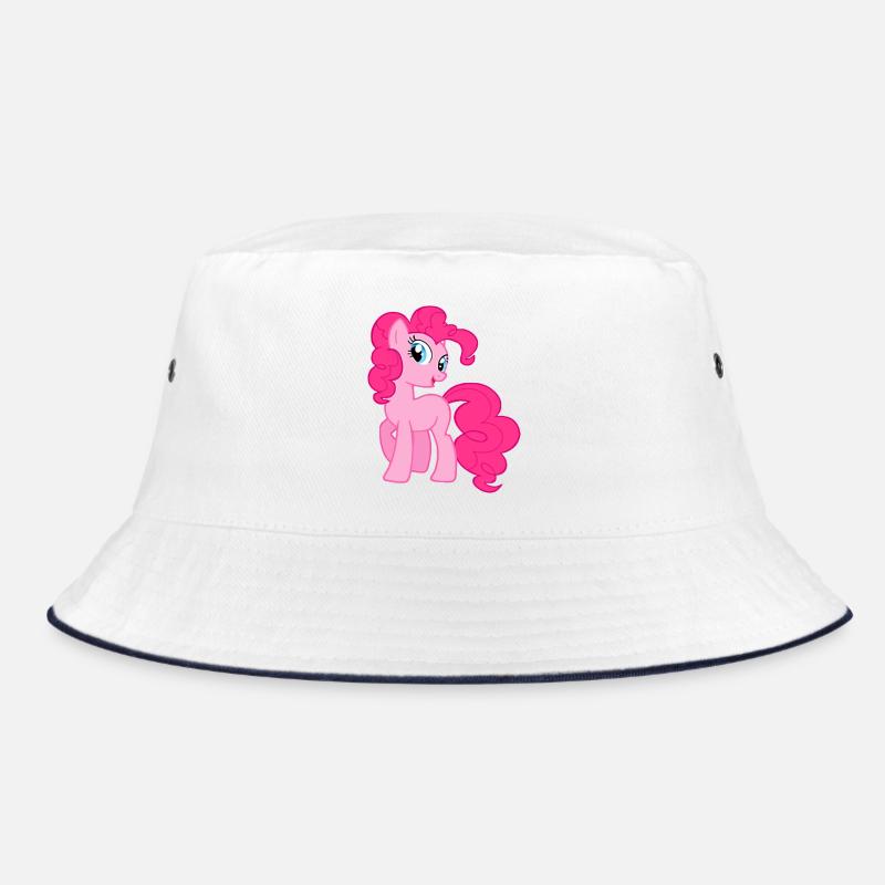 Funny Pony - Bucket Hat - Weiß/Navy