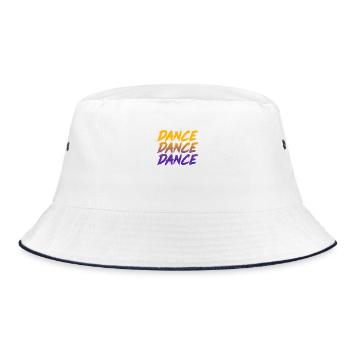Dance Dance Dance Shirt - Bucket Hat - white/navy - Front