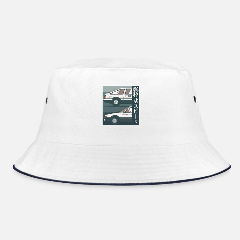 Pure Speed Retro Car - Bob - blanc/marine