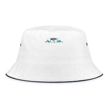 sport - Bucket Hat - white/navy - Front