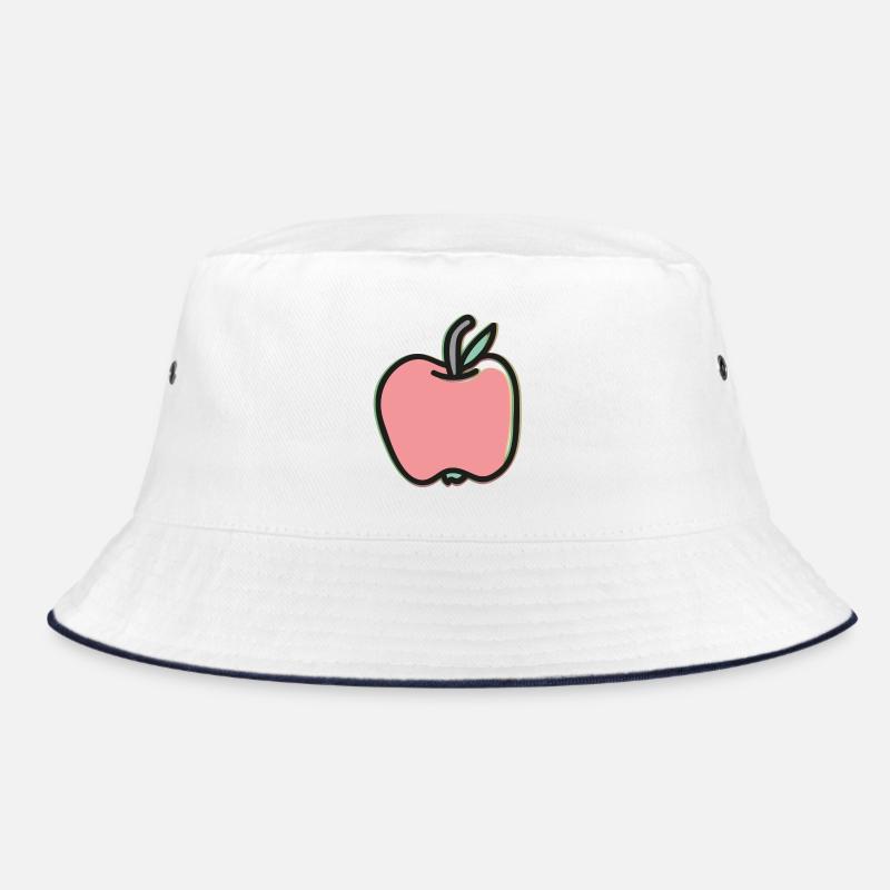 Dessin animé de pomme mignon – Illustration de fruit de Kawaii Bob