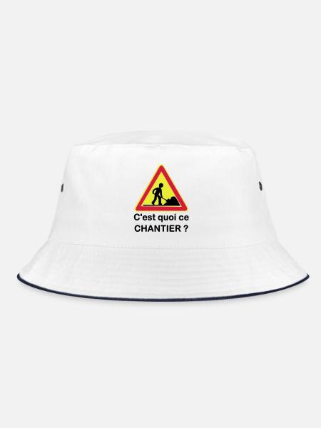 C'est quoi ce chantier ? - Bob - blanc/marine