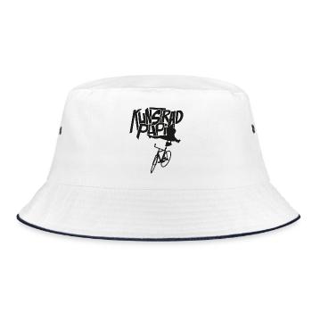 Artistic cycling, artistic cycling, indoor cycling - Bucket Hat - white/navy - Front
