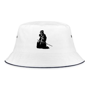kendo - Bucket Hat - white/navy - Front