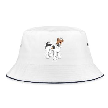 Fox Terrier - Chien - Bob - blanc/marine - Devant