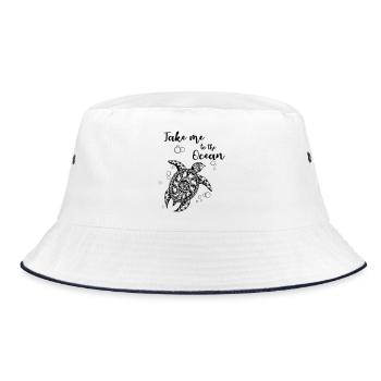 Take me to the Ocean - Bob - blanc/marine - Devant