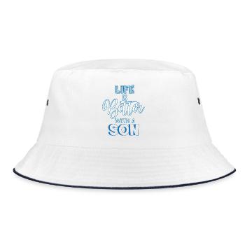 fils - Bob - blanc/marine - Devant