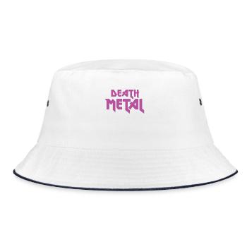 Death Metal - Bucket Hat - white/navy - Front