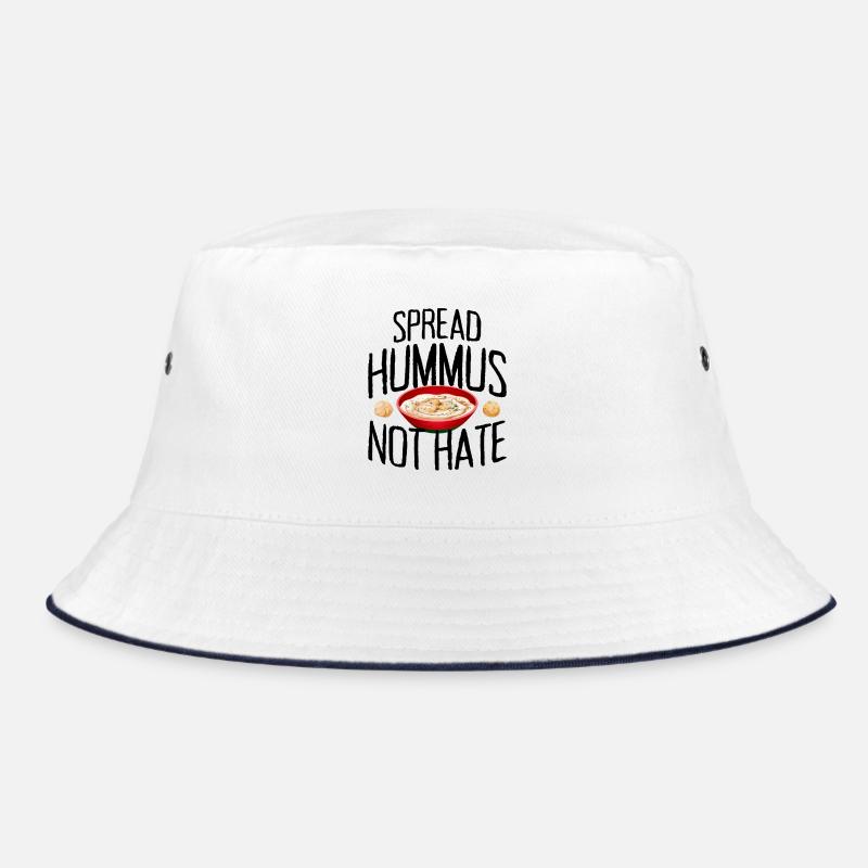Spread Hummus Not Hate Vegan Gift For Vegans Bucket Hat
