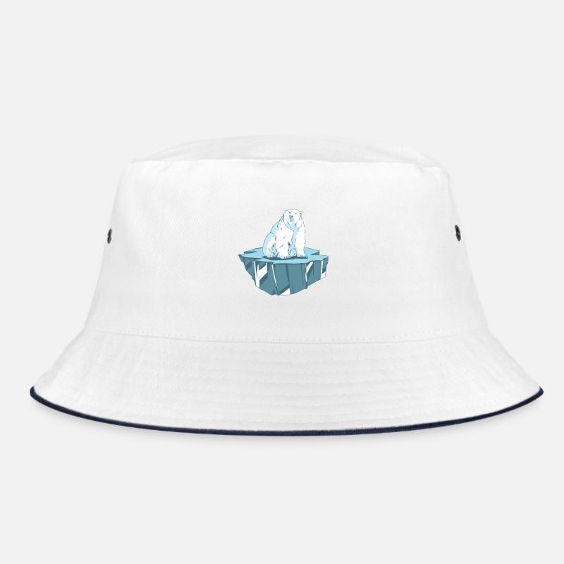 Eisbär auf Eisscholle Bucket Hat