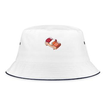 Trio de sushis mignon – Cadeau parfait pour Sus - Bob - blanc/marine - Devant