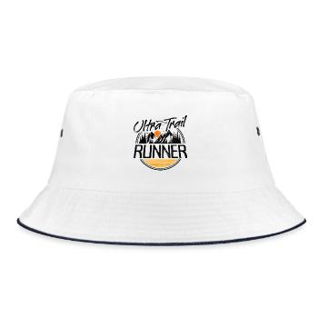 Ultra Trail Running Trail Run Ultra Trail Runner - Bob - blanc/marine - Devant