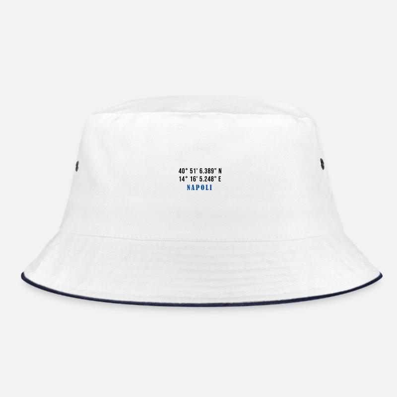 Napoli Coordinates Design - Minimaliste - Bob - blanc/marine