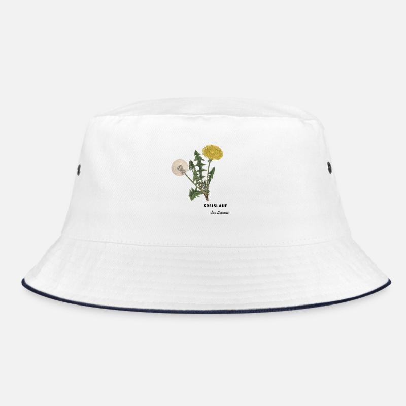 Kreislauf des Lebens, Löwenzahn, Pusteblume Bucket Hat