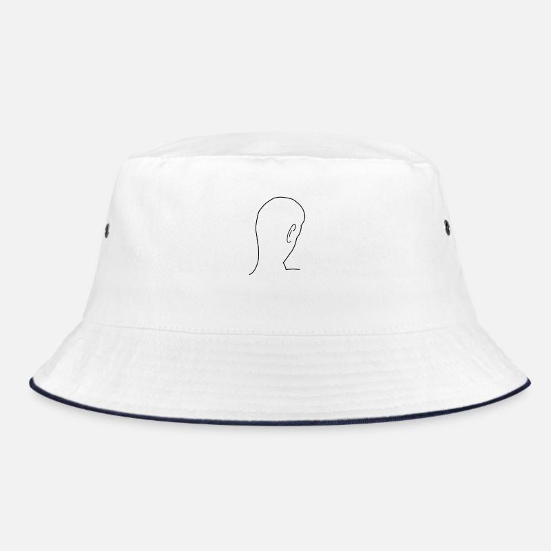 Kopf Hinterkopf Glatze Bucket Hat