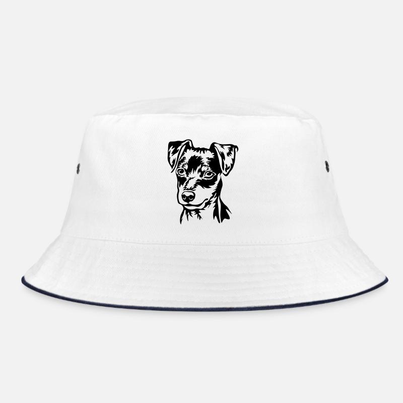Zwergpinscher Kopf Bucket Hat