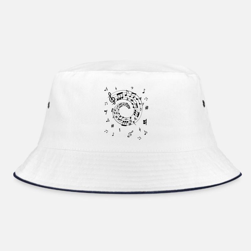 Musical notes Bucket Hat