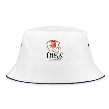 Monkey Acrobat Swing - Bucket Hat - white/navy - Front