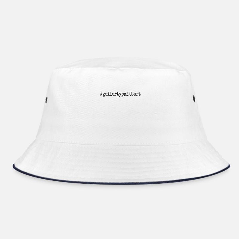 Geiler Typ Mit Bart Bartträger Barbier Vollbart Bucket Hat