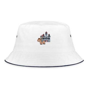 Médiévale Chevalier Château Guerrier - Bob - blanc/marine - Devant