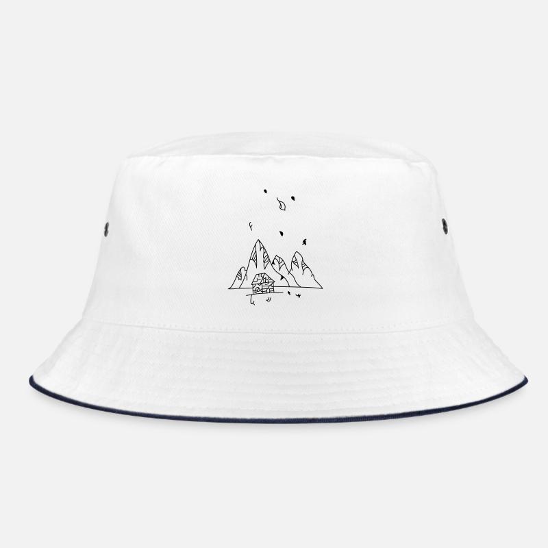 Montagne - Bob - blanc/marine