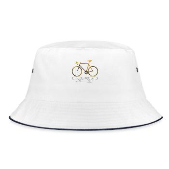 Vélos vélos Cyclisme - Bob - blanc/marine - Devant